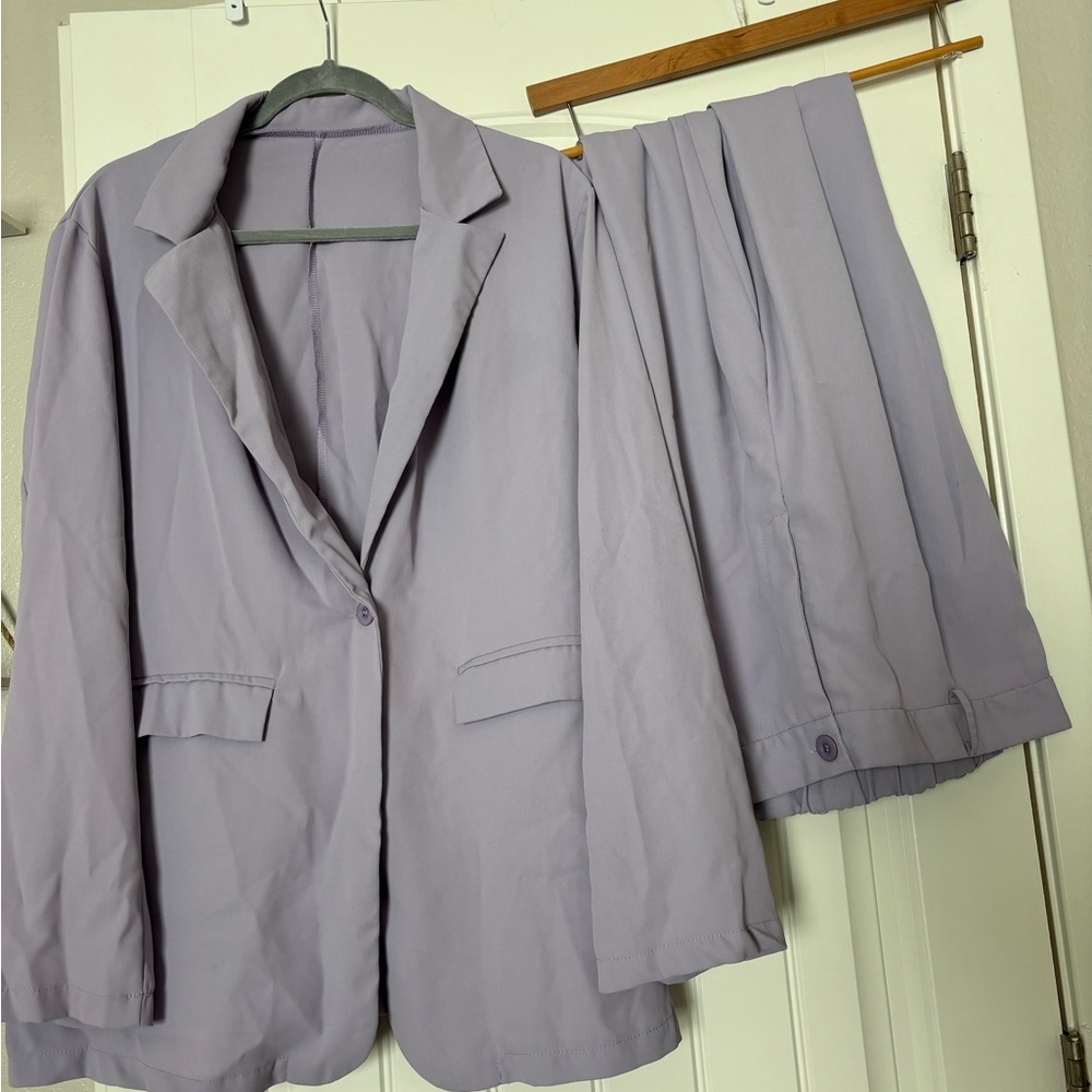 Lavender pant suit